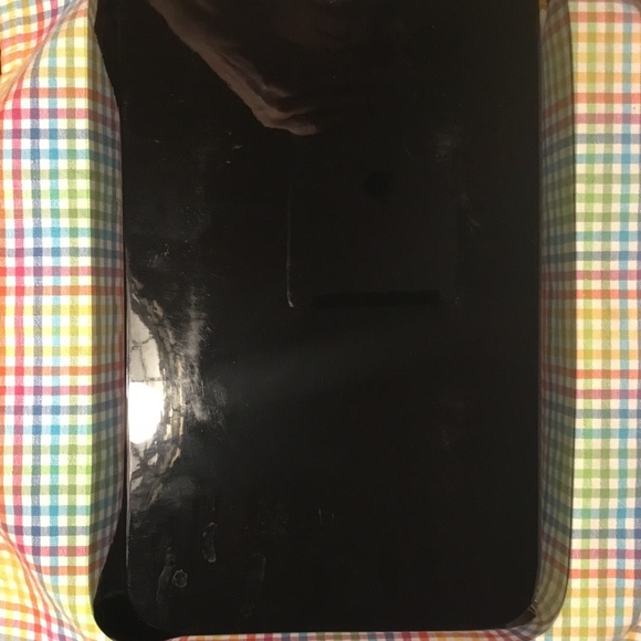 Vintage Asian Mother of Pearl Inlay Lacquered Serving Tray 15” x 10” x 2” - Picture 7 of 10